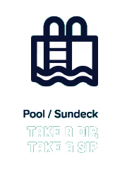 Pool / Sundeck Take a Dip, Take a Sip
